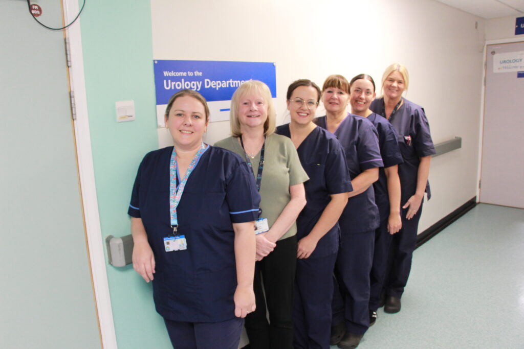 Karen and the urology nursing team.