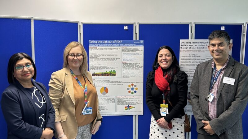 Undergraduate team from the Trust attend university event.