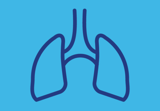 Breath well lungs icon